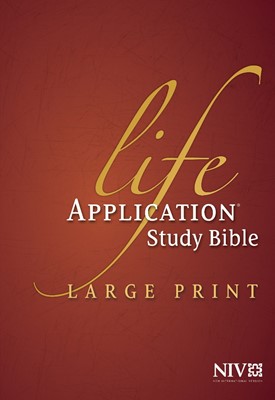 NIV Life Application Study Bible, Large Print, Indexed (Hard Cover)