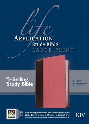 KJV Life Application Study Bible Large Print, Tutone (Imitation Leather)