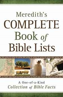 Meredith's Complete Book Of Bible Lists (Paperback)