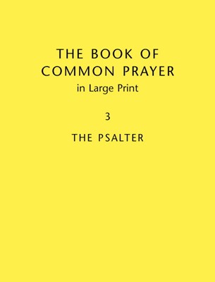Book Of Common Prayer (BCP) Large Print, Yellow (Hard Cover)