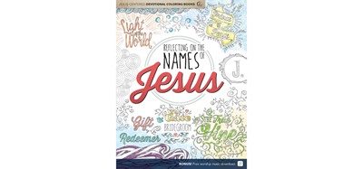 Reflecting On The Names Of Jesus Coloring Book (Paperback)
