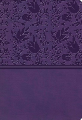 KJV Super Giant Print Reference Bible, Purple LeatherTouch (Imitation Leather)