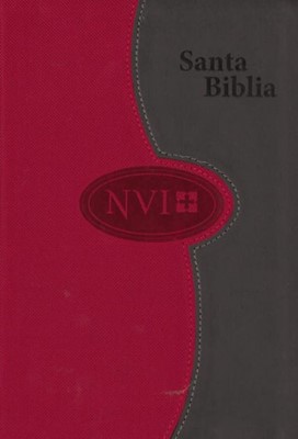 NVI Spanish Red / Grey Duotone Bible (Soft Cover)