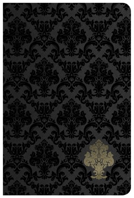 KJV Large Print Personal Size Reference, Black Velvet (Imitation Leather)