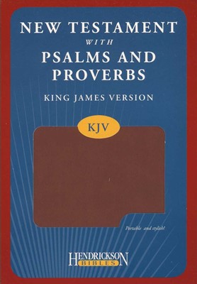 KJV New Testament with Psalms and Proverbs Espresso Flexi (Imitation Leather)