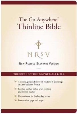 The NRSV  Go-Anywhere Thinline Bible (Hard Cover)