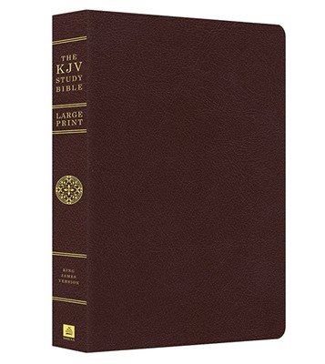 The KJV Study Bible Large Print (Leather Binding)