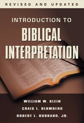 Introduction To Biblical Interpretation (Hard Cover)