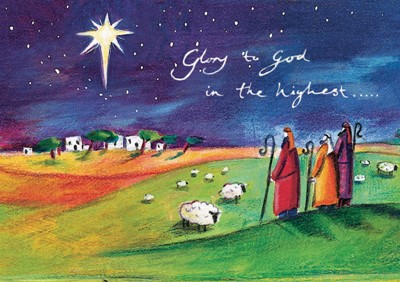 Glory To God In The Highest Christmas Cards (Pack of 6) (Cards)