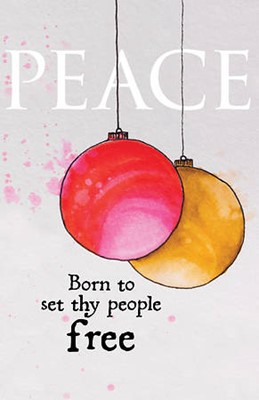 Peace Ornament Advent Bulletin (Pkg of 50) (Loose-leaf)