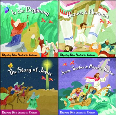 Rhyming Bible Stories for Children (Display Box of 4 titles) (Counterpack-Filled)