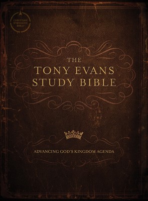 CSB Tony Evans Study Bible, Hardcover (Hard Cover)