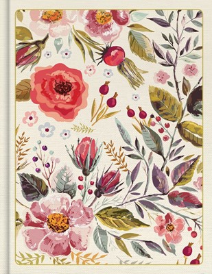 CSB Notetaking Bible, Floral Cloth-Over-Board (Hard Cover)