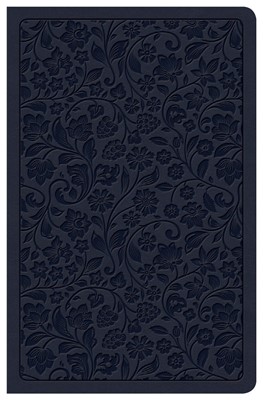 CSB Ultrathin Reference Bible, Navy, Deluxe Edition (Imitation Leather)