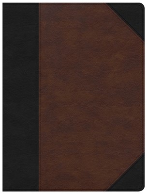 CSB Tony Evans Study Bible, Black/Brown LeatherTouch, Indexe (Imitation Leather)
