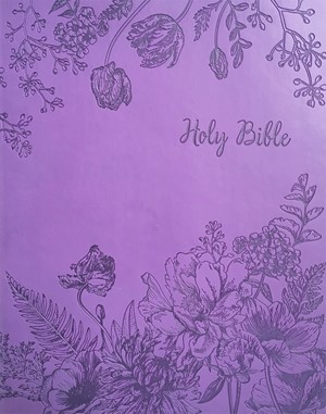 KJV Sword Study Bible, Giant Print, Purple, Indexed (Imitation Leather)