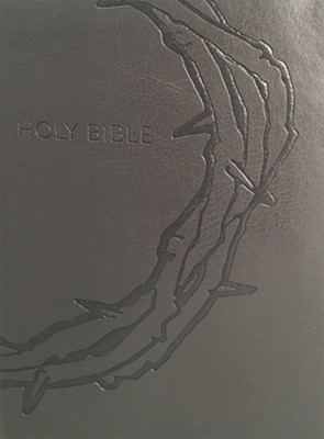 KJV Sword Study Bible, Giant Print, Charcoal, Indexed (Imitation Leather)