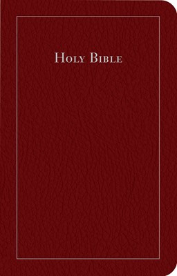 CEB Common English Thinline Bible, Burgundy (Bonded Leather)