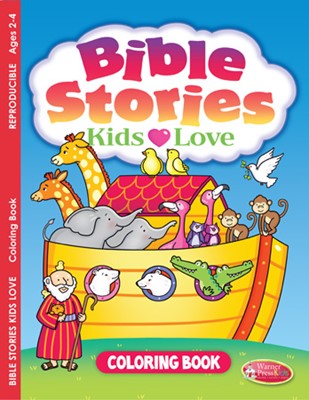 Bible Stories Kids Love Colouring Activity Book (Paperback)
