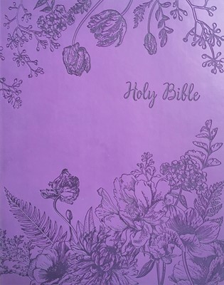 KJV Sword Study Bible, Personal Size, Large Print, Purple (Imitation Leather)