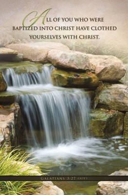 Baptized Into Christ Bulletin (Pack of 100) (Bulletin)