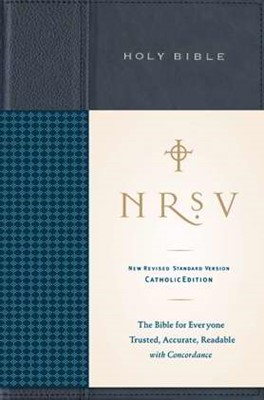 NRSV Standard Catholic Edition Bible, Anglicized, Navy (Hard Cover)