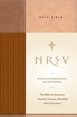 NRSV Standard Bible with Apocrypha, Tan/Brown (Hard Cover)