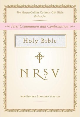 NRSV Catholic Gift Bible, White (Hard Cover)