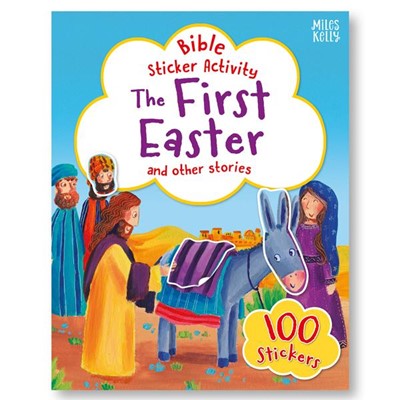 Bible Sticker Activity Book: The First Easter (Paperback)