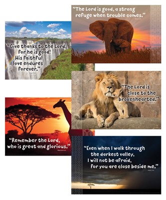 Bible Verse Posters (Set of 5) (Poster)