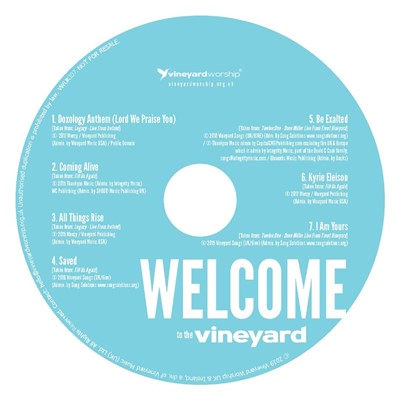 Welcome to the Vineyard CD (pack of 25) (CD-Audio)