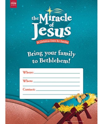 Miracle of Jesus Publicity Posters (pack of 5) (Poster)