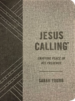 Jesus Calling, Gray (Imitation Leather)
