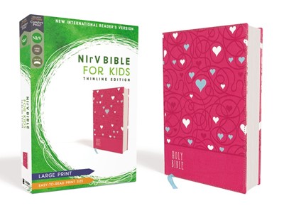 NIrV Bible for Kids, Pink, Large Print (Imitation Leather)