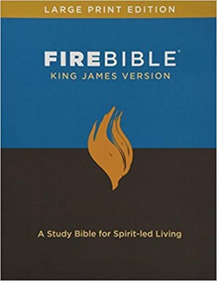 KJV Fire Bible, Large Print, Bonded Leather (Bonded Leather)