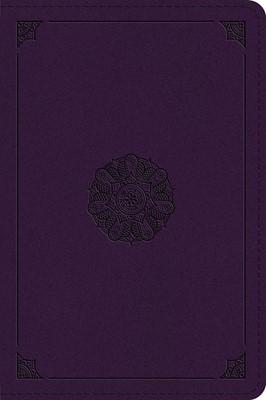 ESV Large Print Bible, Lavender, Emblem Design (Imitation Leather)