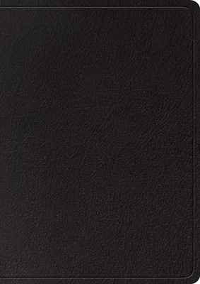 ESV Study Bible, Large Print, Black, Indexed (Genuine Leather)