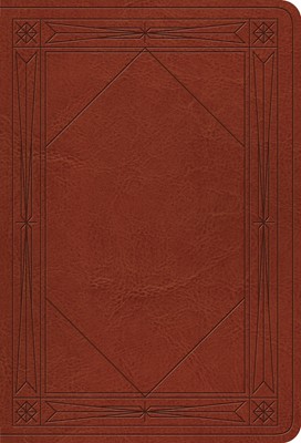 ESV Value Large Print Compact Bible, Tan, Window Design (Imitation Leather)