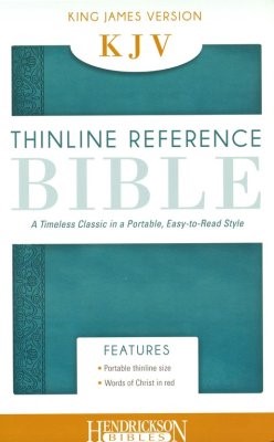 KJV Thinline Bible, Aquamarine (Flexisoft)