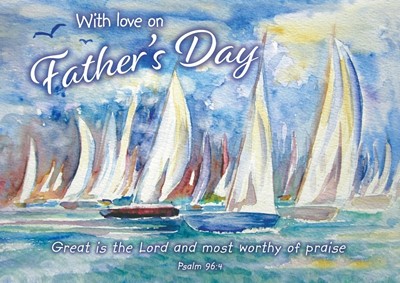 With Love on Father's Day Postcard (pack of 20) (Postcard)