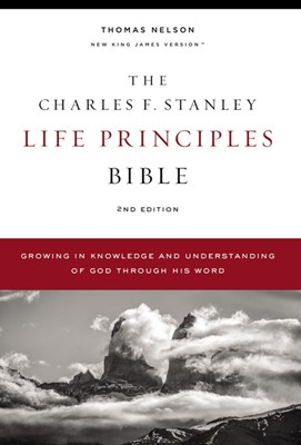 NKJV Charles Stanley Life Principles Bible, Comfort Print (Hard Cover)