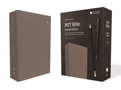 NET Bible, Journal Edition, Gray, Comfort Print (Cloth-Bound)