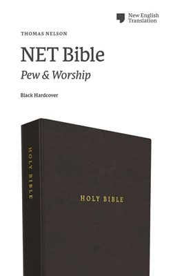 NET Bible, Pew and Worship Edition, Black, Comfort Print (Hard Cover)