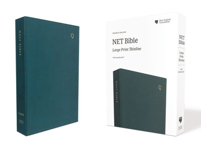 NET Large Print Thinline Bible, Teal (Imitation Leather)