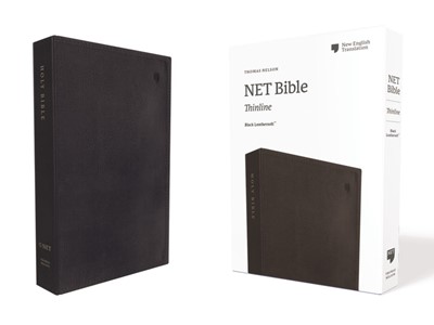 NET Thinline Bible, Black, Comfort Print (Imitation Leather)