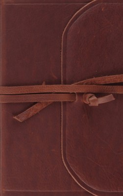 ESV Thinline Bible (Flap With Strap) (Leather Binding)