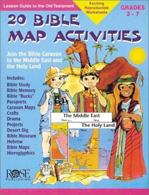 20 Bible Map Activities (Paperback)
