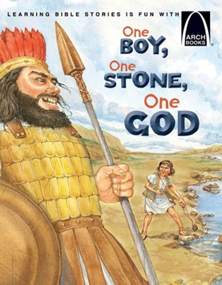 One Boy, One Stone, One God (Arch Books) (Paperback)