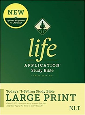 NLT Life Application Study Bible, Third Edition, Large Print (Hard Cover)