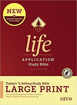 NIV Life Application Study Bible, Third Edition, Large Print (Hard Cover)